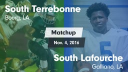 Matchup: South Terrebonne vs. South Lafourche  2016