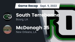 Recap: South Terrebonne  vs. McDonogh 35  2022