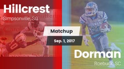 Matchup: Hillcrest vs. Dorman  2017