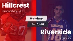 Matchup: Hillcrest vs. Riverside  2017