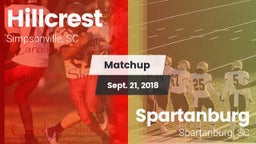 Matchup: Hillcrest vs. Spartanburg  2018