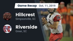 Recap: Hillcrest  vs. Riverside  2019