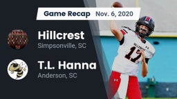 Recap: Hillcrest  vs. T.L. Hanna  2020
