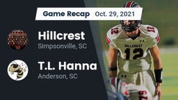 Recap: Hillcrest  vs. T.L. Hanna  2021