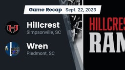Recap: Hillcrest  vs. Wren  2023