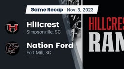 Recap: Hillcrest  vs. Nation Ford  2023
