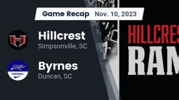 Recap: Hillcrest  vs. Byrnes  2023