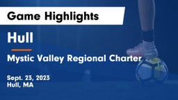 Hull  vs Mystic Valley Regional Charter Game Highlights - Sept. 23, 2023