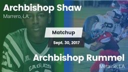 Matchup: Archbishop Shaw vs. Archbishop Rummel  2017