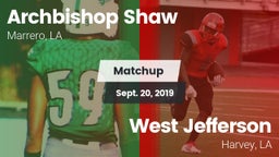 Matchup: Archbishop Shaw vs. West Jefferson  2019
