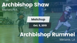 Matchup: Archbishop Shaw vs. Archbishop Rummel  2019