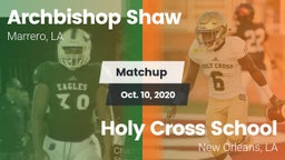 Matchup: Archbishop Shaw vs. Holy Cross School 2020