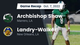 Recap: Archbishop Shaw  vs.  Landry-Walker  2022