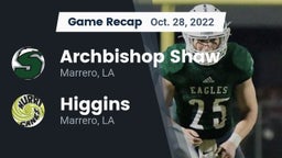 Recap: Archbishop Shaw  vs. Higgins  2022