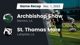 Recap: Archbishop Shaw  vs. St. Thomas More  2023
