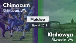 Matchup: Chimacum vs. Klahowya  2016