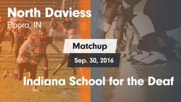 Matchup: North Daviess vs. Indiana School for the Deaf 2016