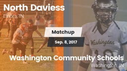 Matchup: North Daviess vs. Washington Community Schools 2017