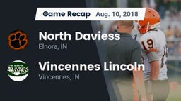 Recap: North Daviess  vs. Vincennes Lincoln  2018