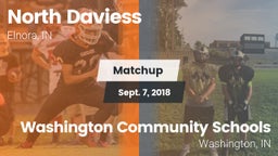 Matchup: North Daviess vs. Washington Community Schools 2018