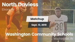 Matchup: North Daviess vs. Washington Community Schools 2019