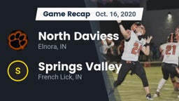 Recap: North Daviess  vs. Springs Valley  2020
