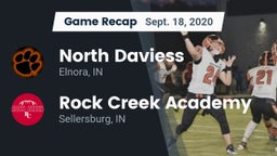 Recap: North Daviess  vs. Rock Creek Academy  2020