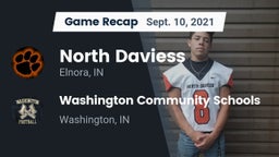 Recap: North Daviess  vs. Washington Community Schools 2021