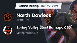 Recap: North Daviess  vs. Spring Valley  (East Ramapo CSD) 2021