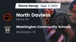 Recap: North Daviess  vs. Washington Community Schools 2022