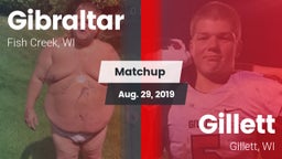 Matchup: Gibraltar High Schoo vs. Gillett  2019