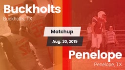 Matchup: Buckholts vs. Penelope  2019