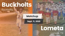 Matchup: Buckholts vs. Lometa  2020