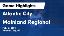 Atlantic City  vs Mainland Regional  Game Highlights - Feb. 6, 2021