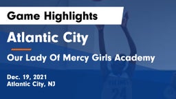 Atlantic City  vs Our Lady Of Mercy Girls Academy Game Highlights - Dec. 19, 2021