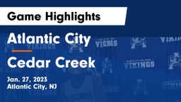 Atlantic City  vs Cedar Creek  Game Highlights - Jan. 27, 2023