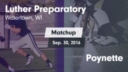 Matchup: Luther Prep vs. Poynette 2016