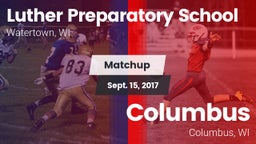 Matchup: Luther Prep vs. Columbus  2017