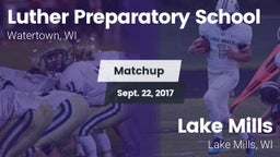 Matchup: Luther Prep vs. Lake Mills  2017
