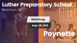 Matchup: Luther Prep vs. Poynette  2018