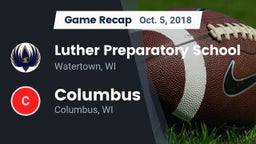 Recap: Luther Preparatory School vs. Columbus  2018