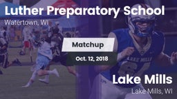 Matchup: Luther Prep vs. Lake Mills  2018