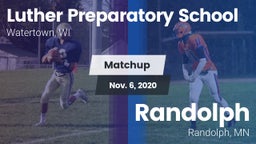 Matchup: Luther Prep vs. Randolph  2020