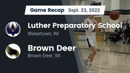 Recap: Luther Preparatory School vs. Brown Deer  2022
