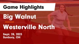 Big Walnut  vs Westerville North  Game Highlights - Sept. 28, 2023