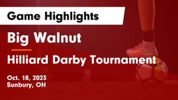 Big Walnut  vs Hilliard Darby Tournament Game Highlights - Oct. 18, 2023