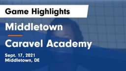 Middletown  vs Caravel Academy Game Highlights - Sept. 17, 2021