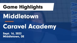 Middletown  vs Caravel Academy Game Highlights - Sept. 16, 2022