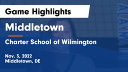 Middletown  vs Charter School of Wilmington Game Highlights - Nov. 3, 2022