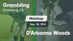 Matchup: Grambling vs. D'Arbonne Woods 2016